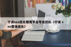 宁波SEO哪家公司更专业？专业服务包括哪些内容？