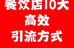 餐厅引流宣传推广方案：如何吸引顾客？