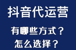 抖音视频代运营如何选择？怎样评估服务质量？