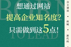 公司网站建设推广要点，如何提升知名度？