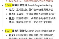 SEO SEM的区别有哪些？