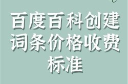 创建百科词条收费吗？价格标准是怎样的？