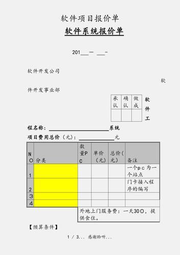 软件产品推广报价表怎么看？有哪些费用组成？