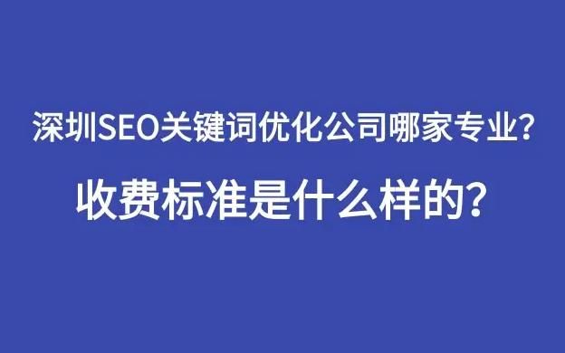 SEO服务如何收费？收费标准是怎样的？