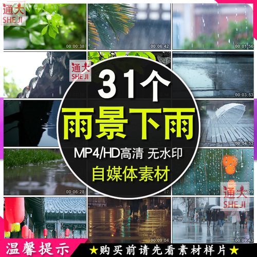 15秒伤感视频素材下雨如何制作？有没有教程？