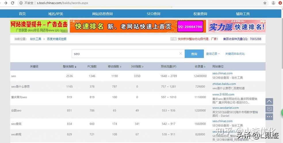 站长SEO查询工具有哪些推荐？哪个效果更佳？