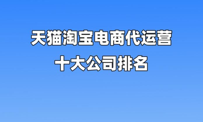 潍坊淘宝代运营排名情况，哪家公司更优秀？