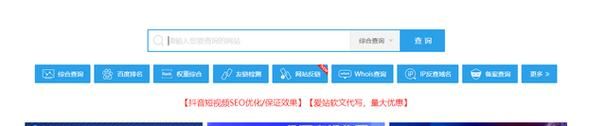 网站综合SEO查询工具哪个好？如何使用？