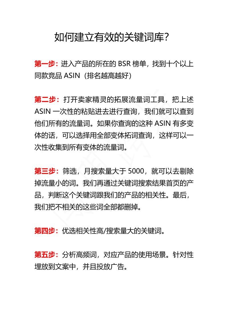 关键词库如何建立？有哪些注意事项？