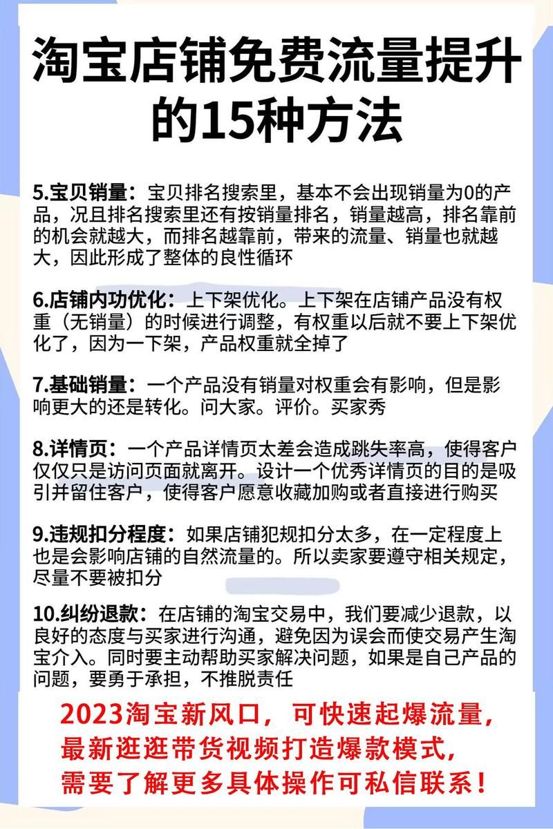 淘宝网店运营攻略，提升流量有妙招