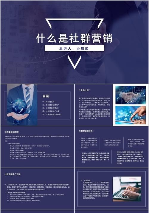 社群营销方案PPT制作技巧与案例分析？