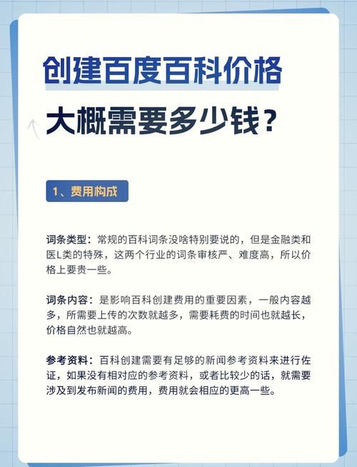 安庆创建百度百科的费用是多少？价格揭秘